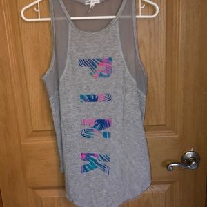 Grey Victoria Secret Pink Tank Top